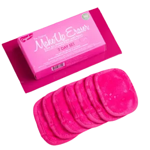 7 Day Pink MakeUp Eraser Set