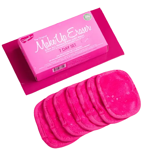 7 Day Pink MakeUp Eraser Set