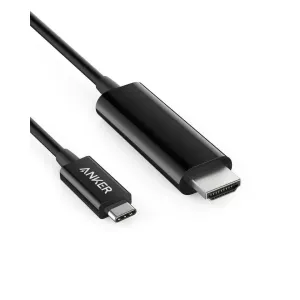 Anker USB C to HDMI 1.8m / 6ft Cable 4K 60Hz Video, Simple and Convenient Adapter Cable