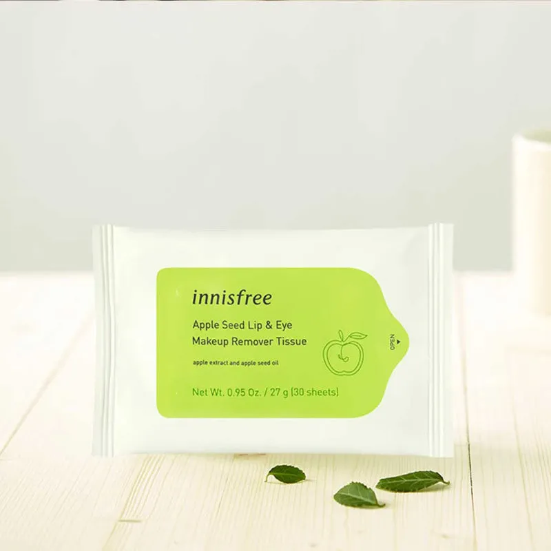 Apple Seed Lip and Eye Remover Tissue