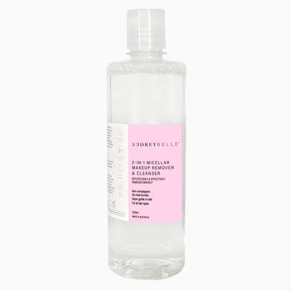 Audrey Belle 2-in-1 Micellar Makeup Remover & Cleansing Water Refill  - 500ml