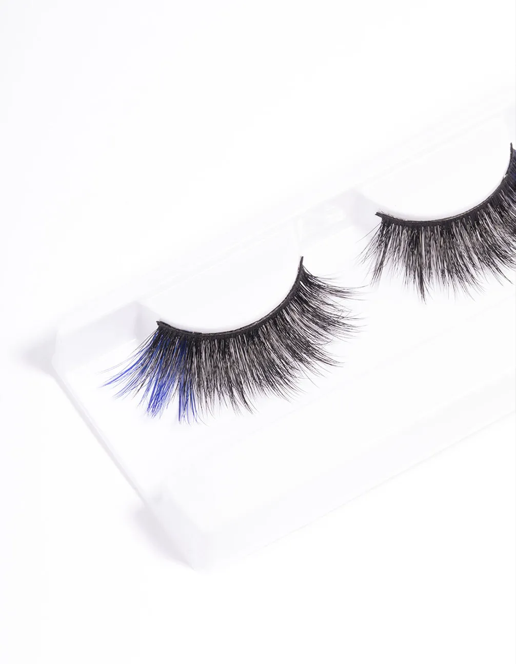 Black & Blue Accent Fake Eyelashes