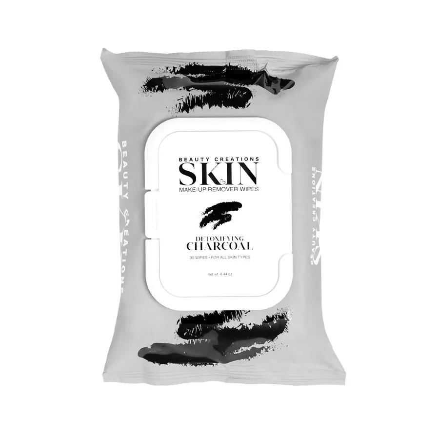 CHARCOAL DETOXIFYING MAKEUP REMOVER WIPES (6 units)