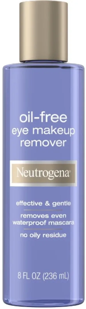 Gentle Oil-Free Eye Makeup Remover & Cleanser for Sensitive Eyes, 8.0 Oz (Pack of 2)