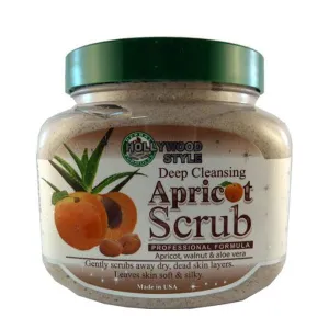 HOLLYWOOD DEEP CLEANSING APRICOT & WALNUT SCRUB 550GM