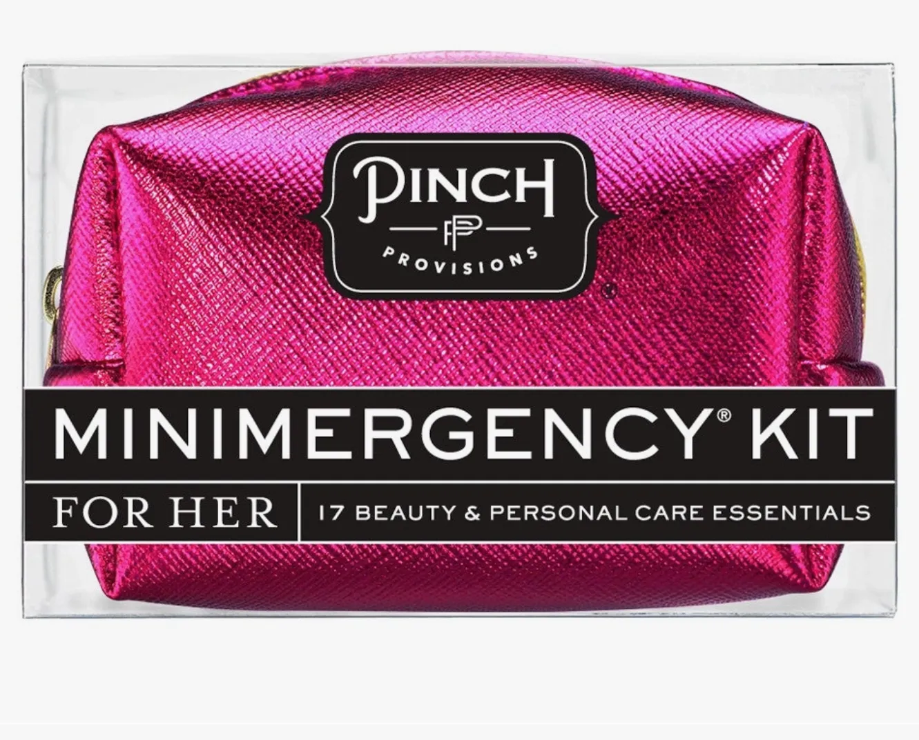 Mini Emergency Kit | Metallic Pink