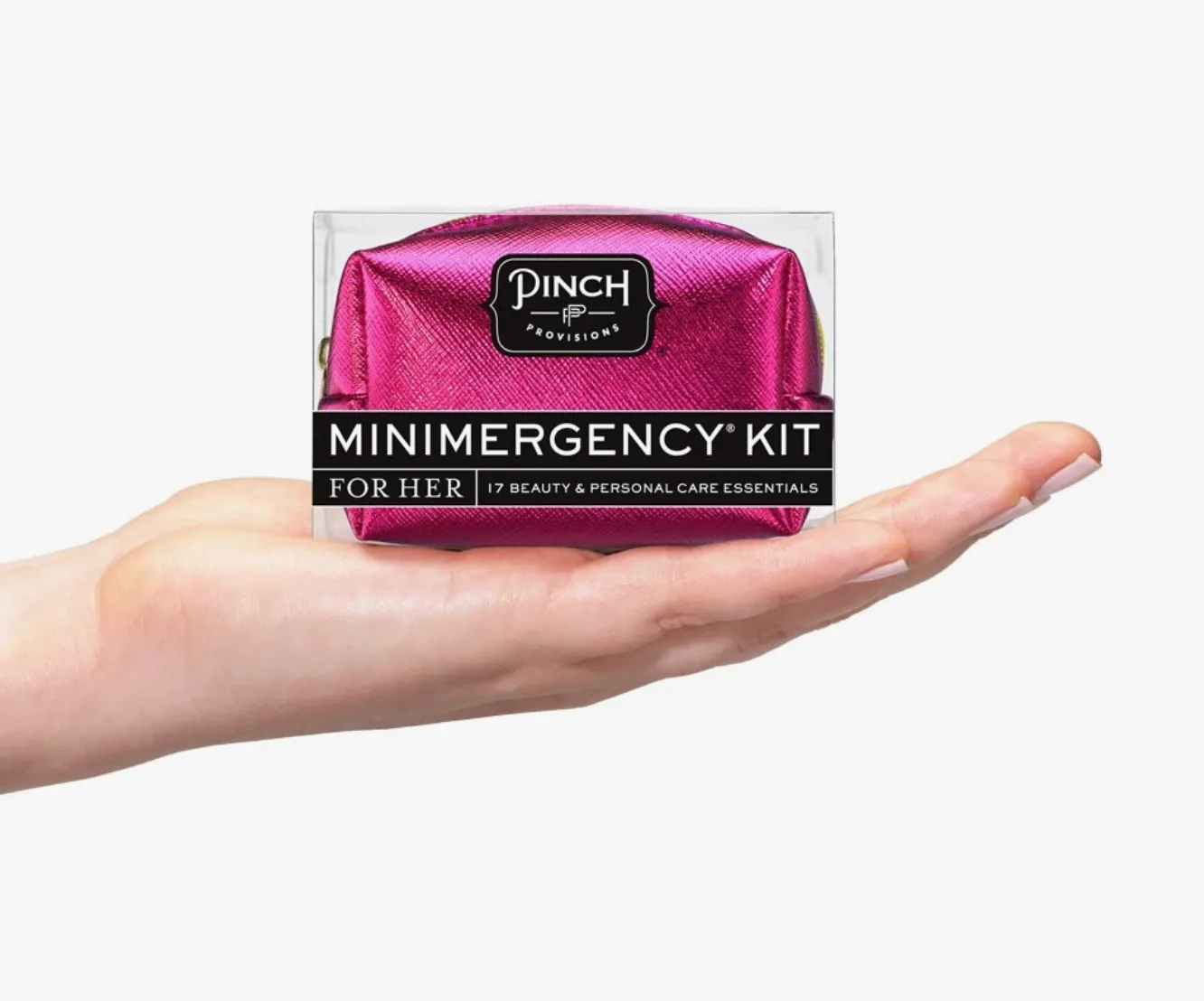 Mini Emergency Kit | Metallic Pink