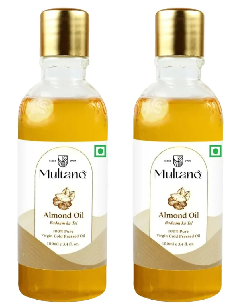 Multano Cold Pressed Almond Oil Combo || Badam Oil