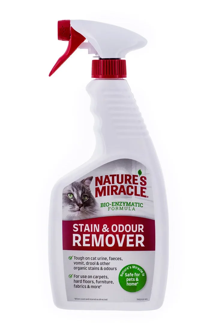 Nature's Miracle Stain&Odour Remover - Spray For Cleaning And Removing Dirt  - 709 Ml