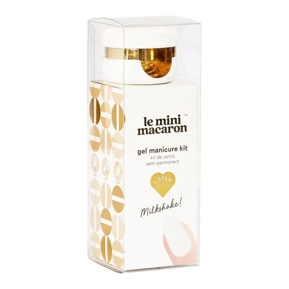 New - Le Mini Macaron Mini Gel Nail Polish Kit - Milkshake - 5ct