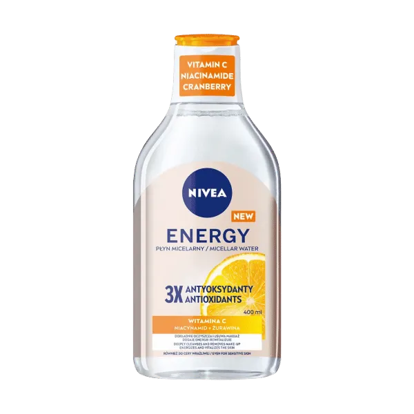 Nivea Energy Micellar Water Makeup Remover 400ml