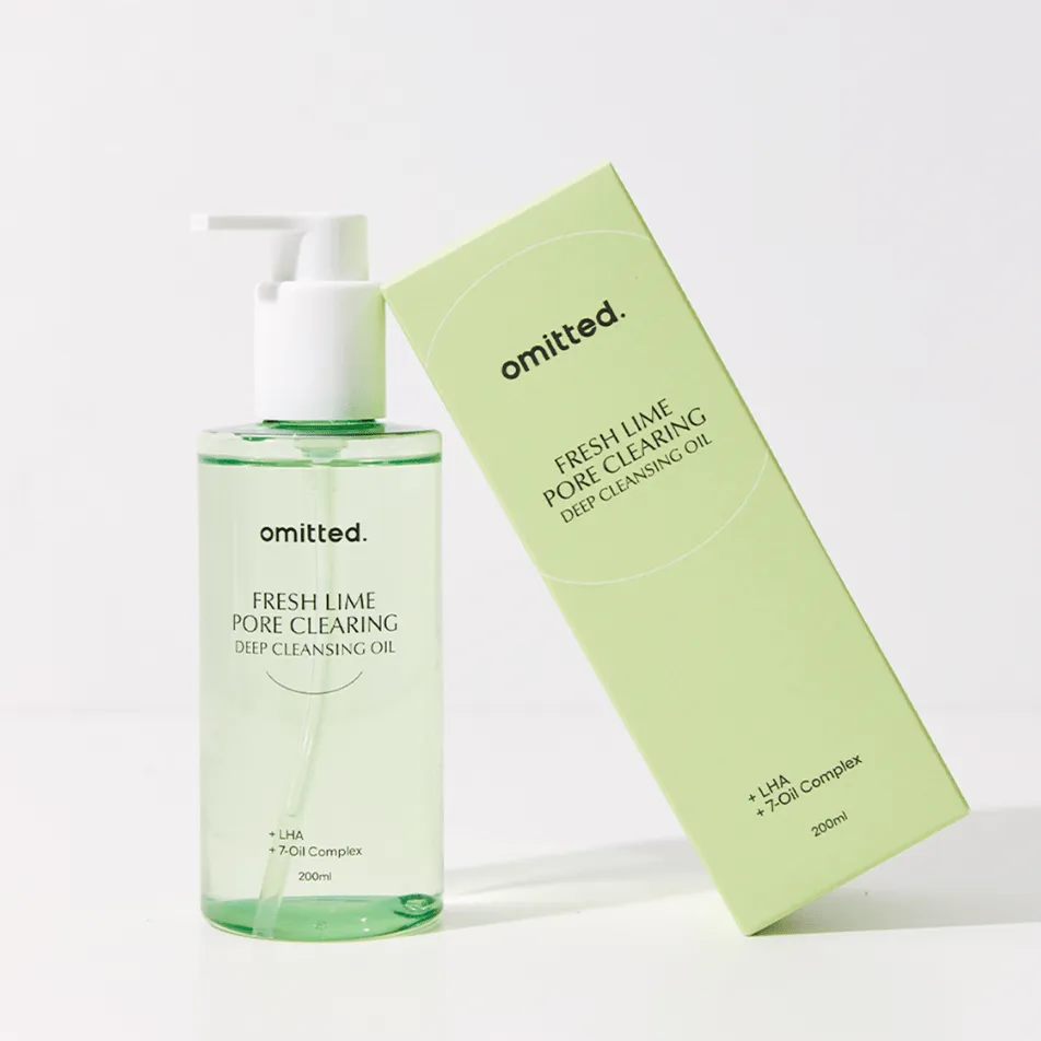 Omitted Fresh Lime Pore Clearing Deep Cleansing Oil 200ml