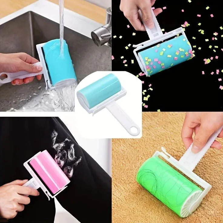 REUSABLE GEL LINT REMOVER ROLLER