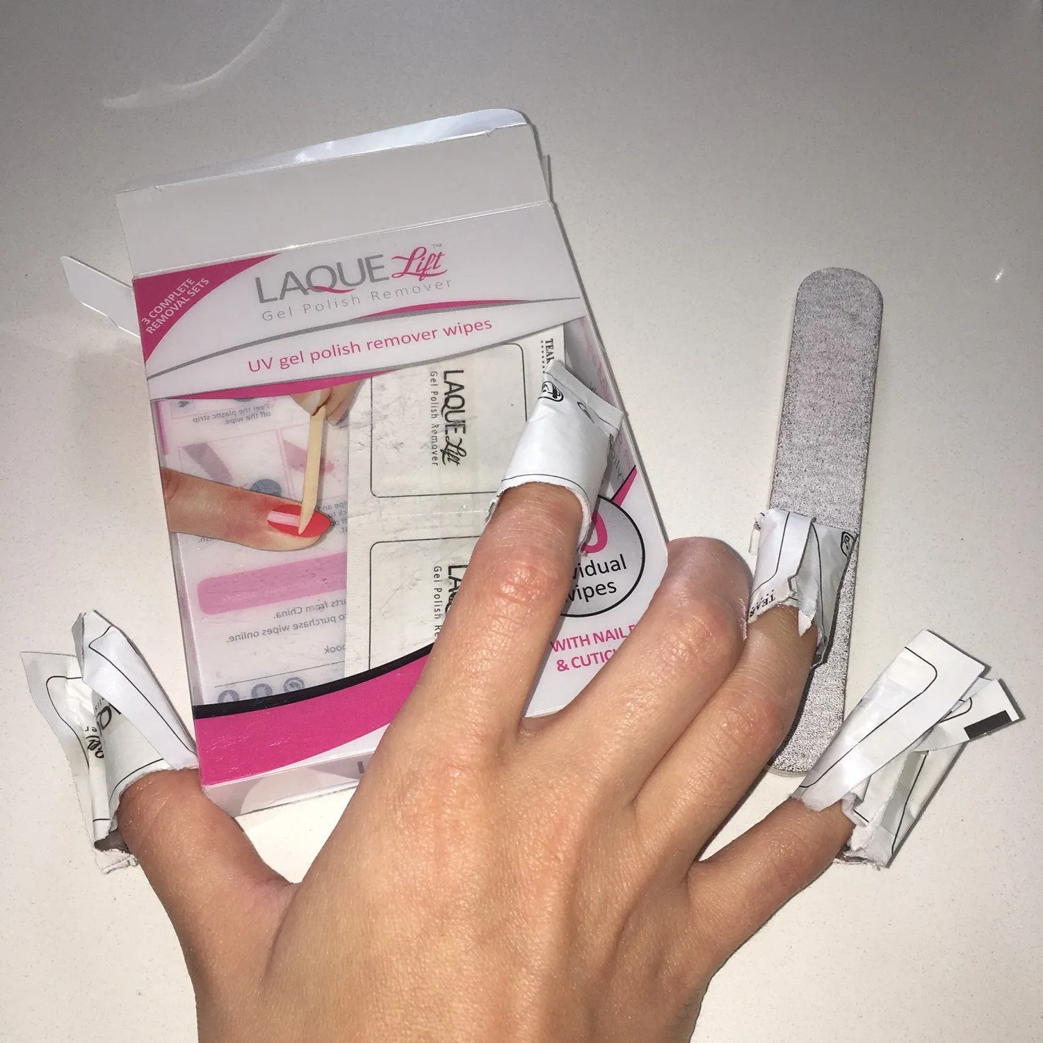 Shellac Remover Wipes