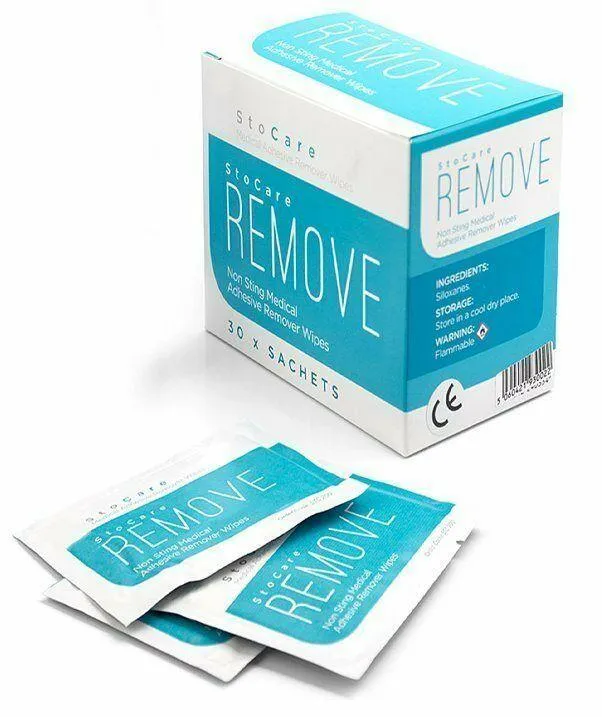 Stocare Remove 'Non Sting' Medical Adhesive Remover Wipes x 30