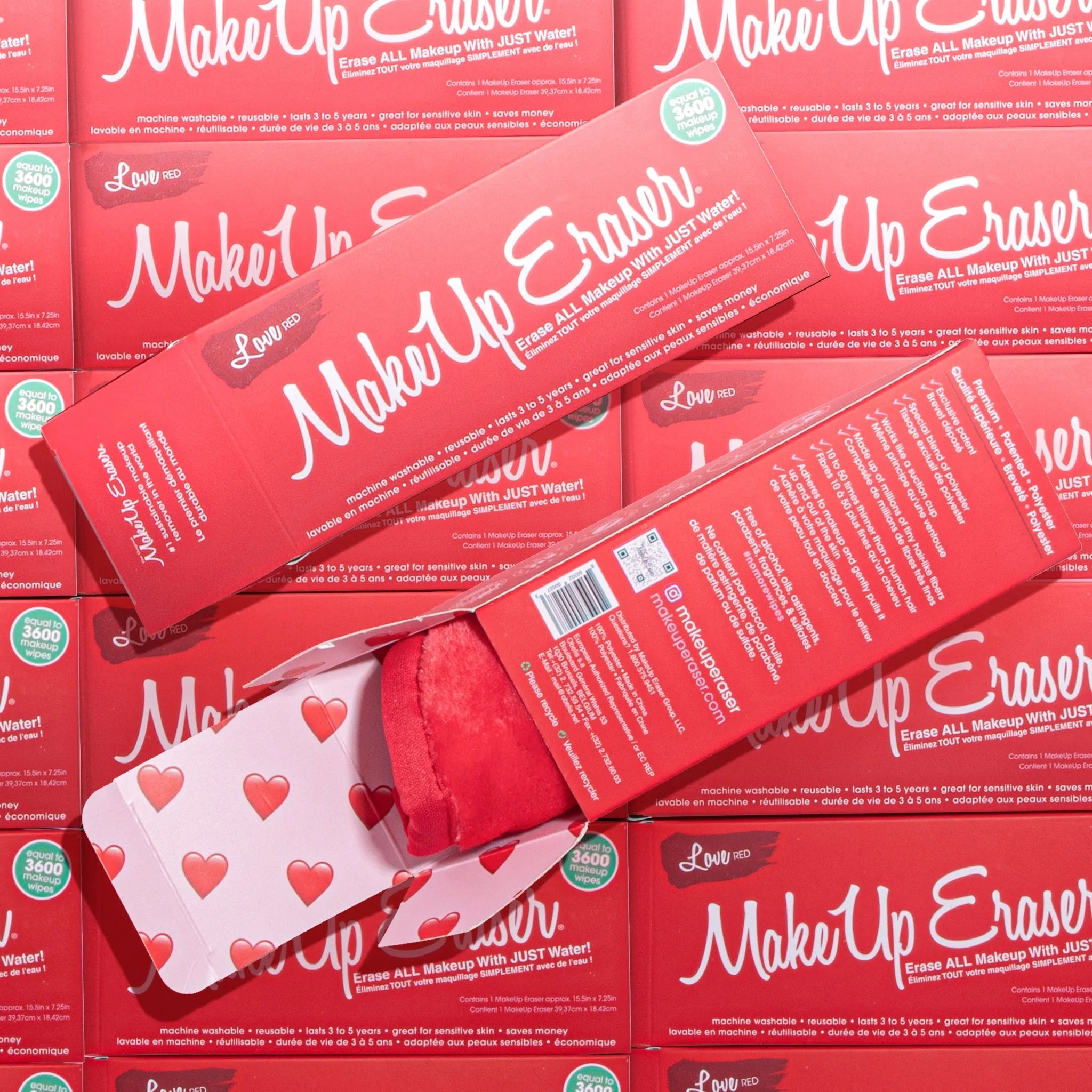 THE ORIGINAL MAKEUP ERASER (Love Red)