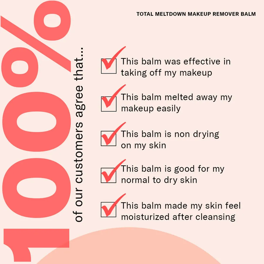 Total Meltdown Makeup Remover Balm