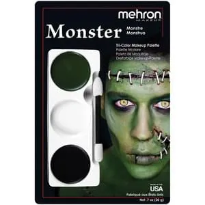 Tri-Color Character Makeup Palette - Monster