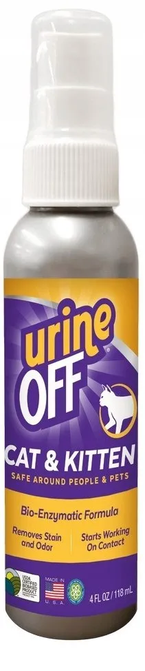 Urineoff Cat & Kitten - Urine Stain Remover Spray - 118Ml